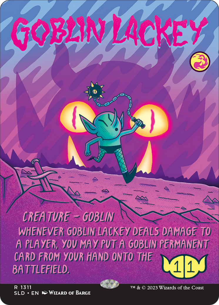 Goblin Lackey (1311) (Rainbow Foil) [Secret Lair Drop Series] | Dumpster Cat Games