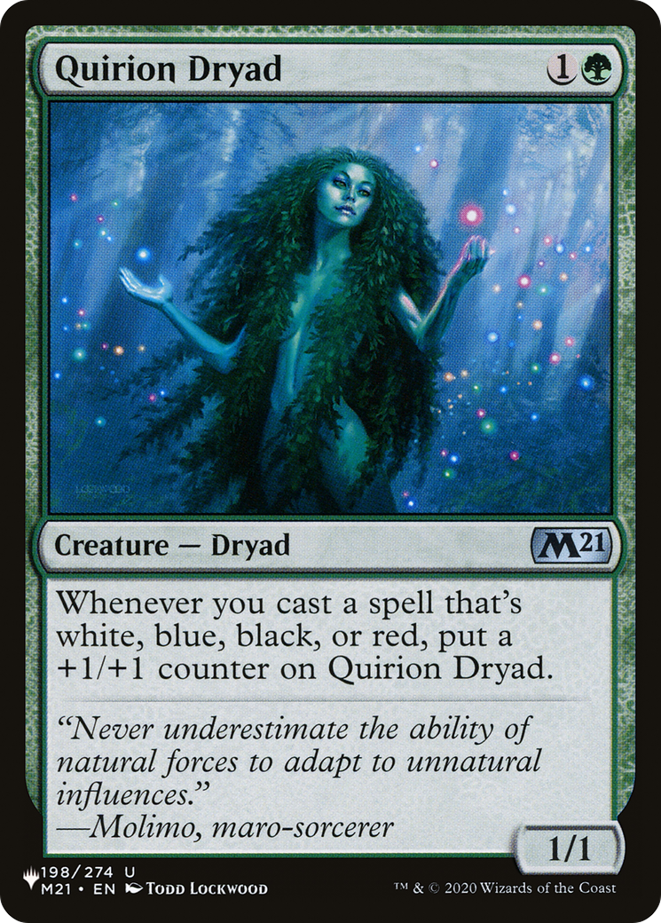 Quirion Dryad [The List] | Dumpster Cat Games