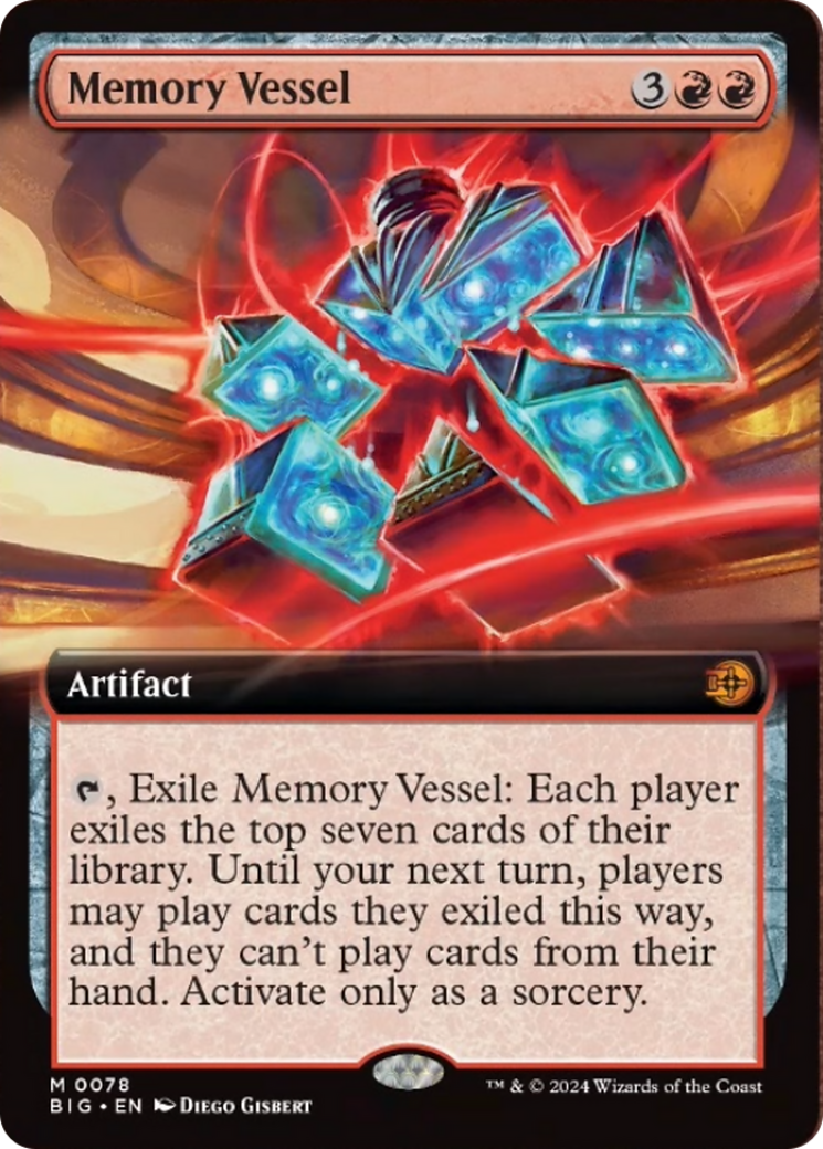Memory Vessel (Extended Art) [Outlaws of Thunder Junction: The Big Score] | Dumpster Cat Games