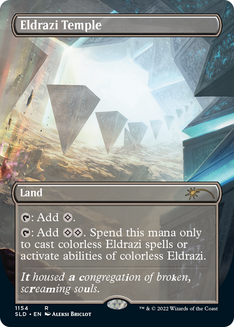 Eldrazi Temple (Borderless) [Secret Lair Drop Series] | Dumpster Cat Games