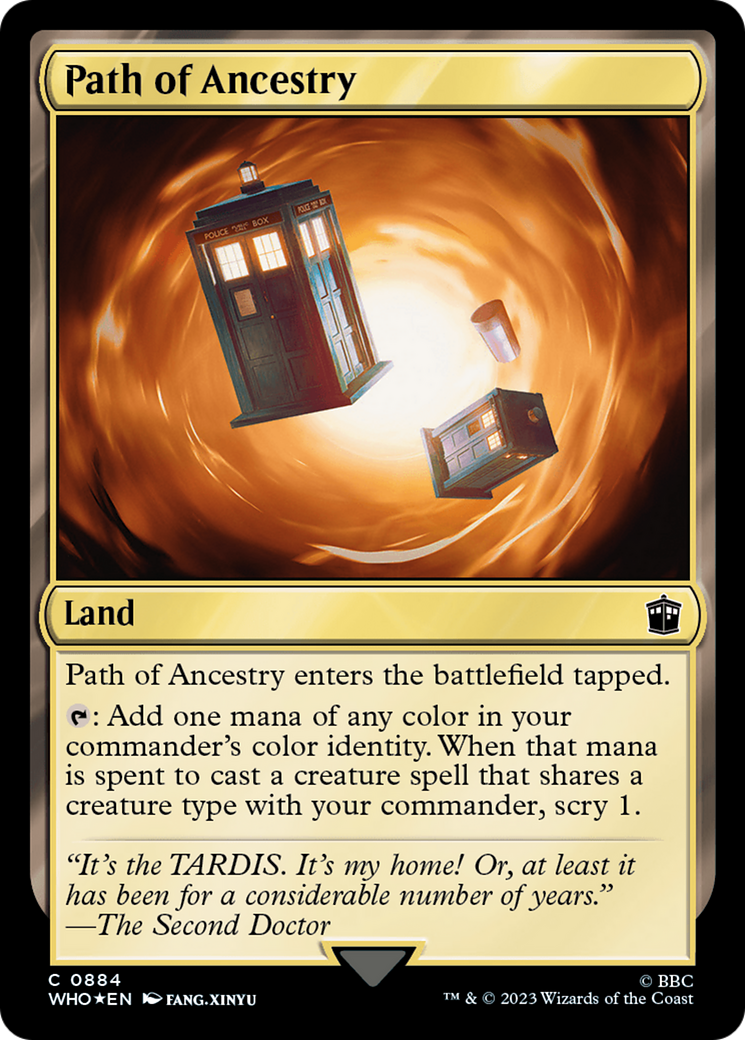 Path of Ancestry (Surge Foil) [Doctor Who] | Dumpster Cat Games