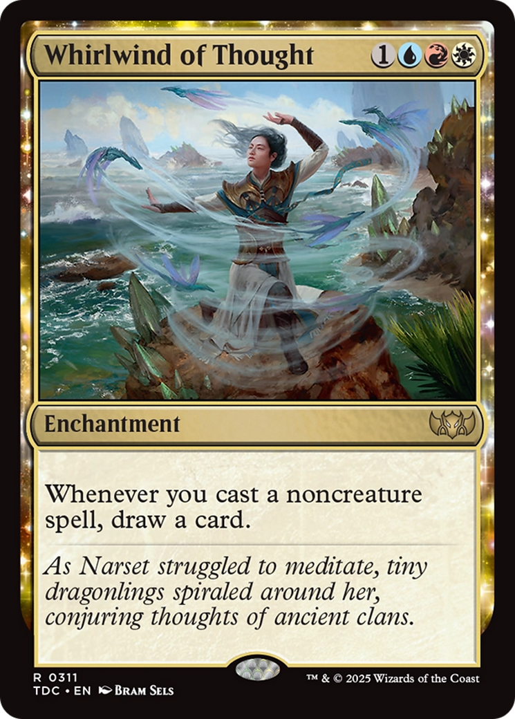 Whirlwind of Thought [Tarkir: Dragonstorm Commander] | Dumpster Cat Games