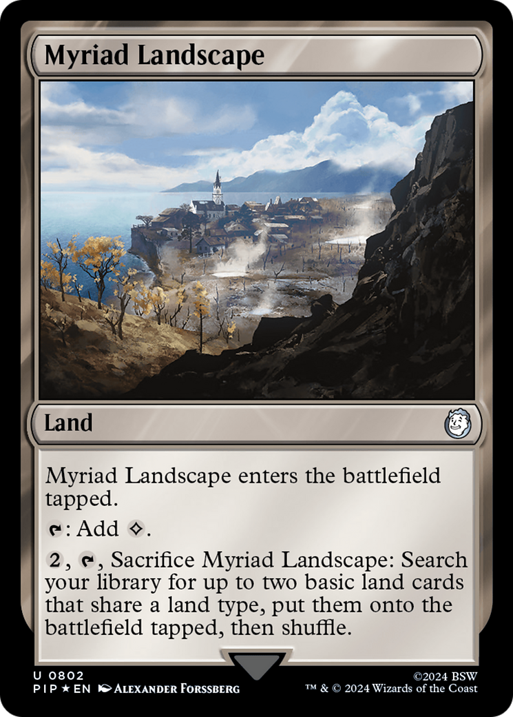 Myriad Landscape (Surge Foil) [Fallout] | Dumpster Cat Games