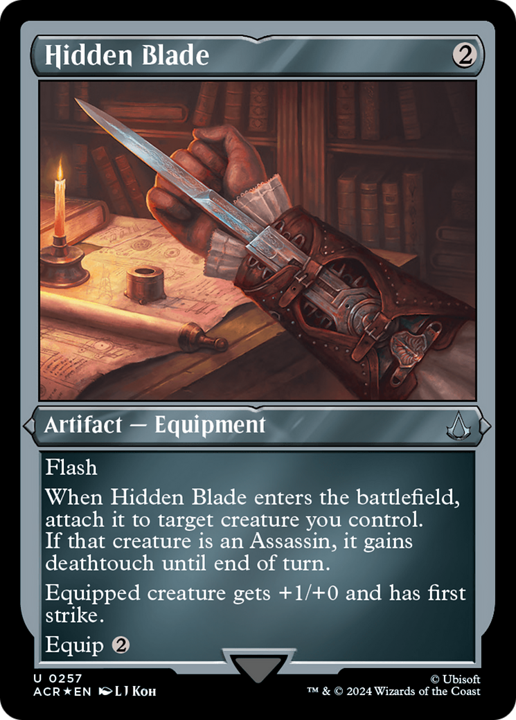 Hidden Blade (Foil Etched) [Assassin's Creed] | Dumpster Cat Games