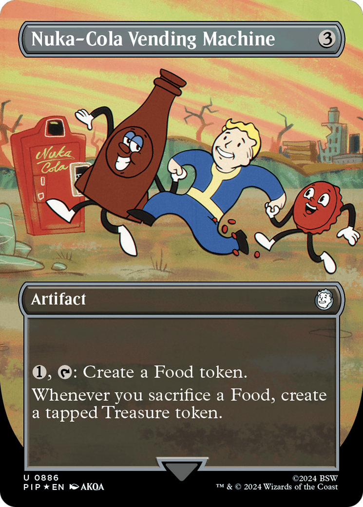 Nuka-Cola Vending Machine (Borderless) (Surge Foil) [Fallout] | Dumpster Cat Games
