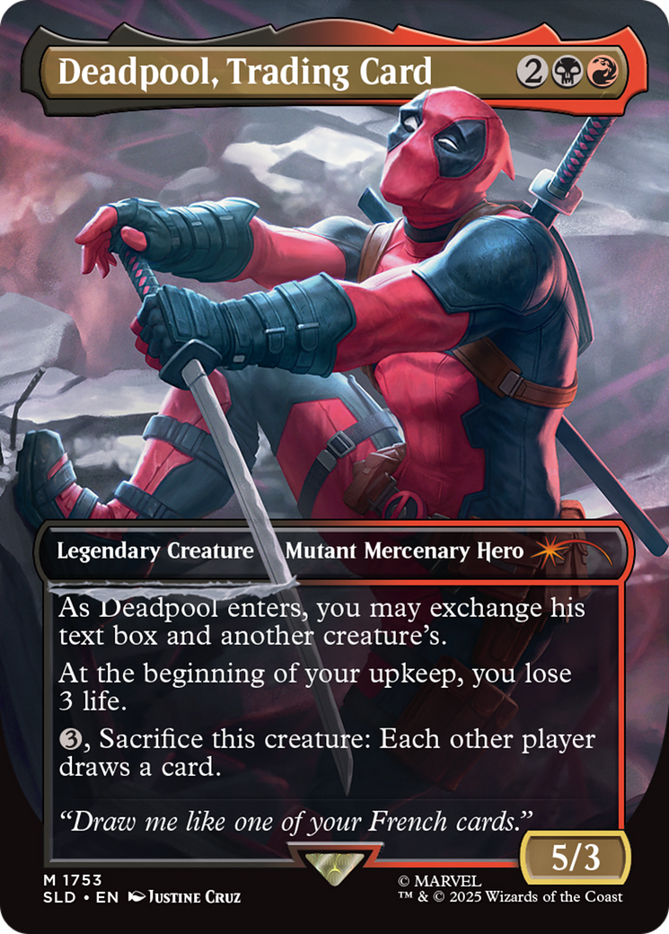 Deadpool, Trading Card [Secret Lair Drop Series] | Dumpster Cat Games