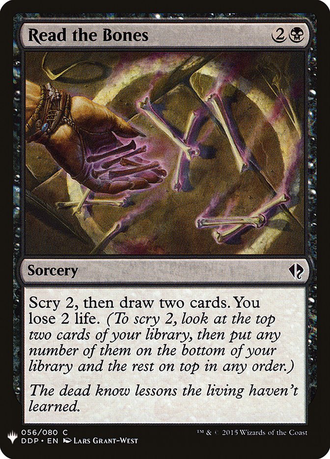 Read the Bones [Mystery Booster] | Dumpster Cat Games