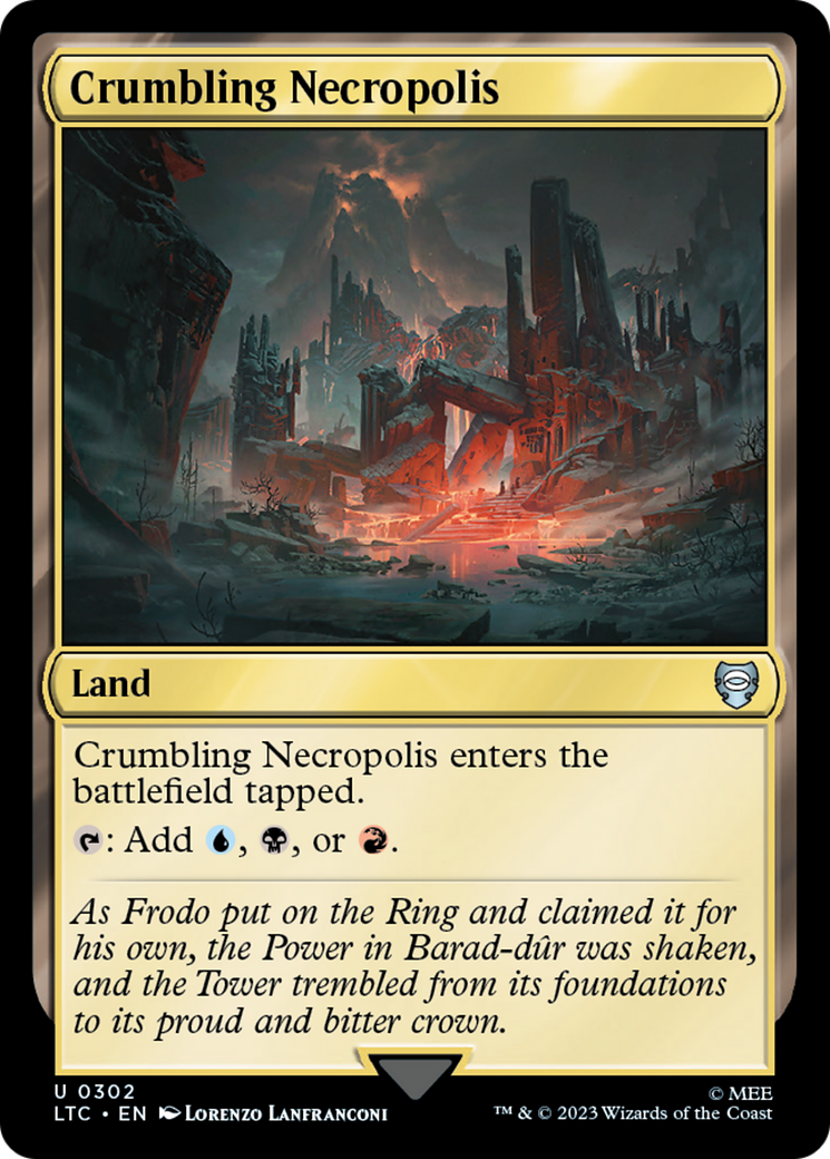 Crumbling Necropolis [The Lord of the Rings: Tales of Middle-Earth Commander] | Dumpster Cat Games