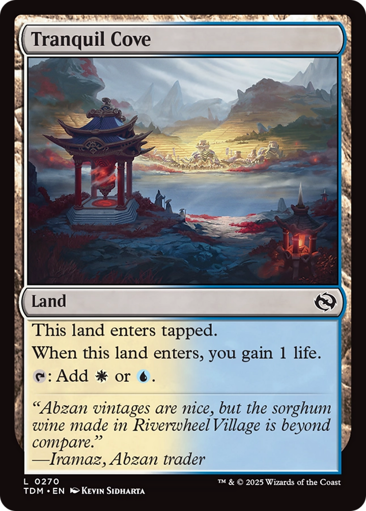 Tranquil Cove [Tarkir: Dragonstorm] | Dumpster Cat Games