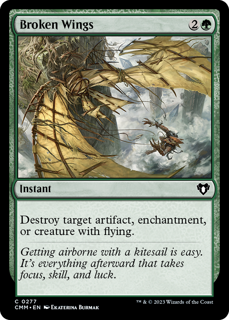 Broken Wings [Commander Masters] | Dumpster Cat Games