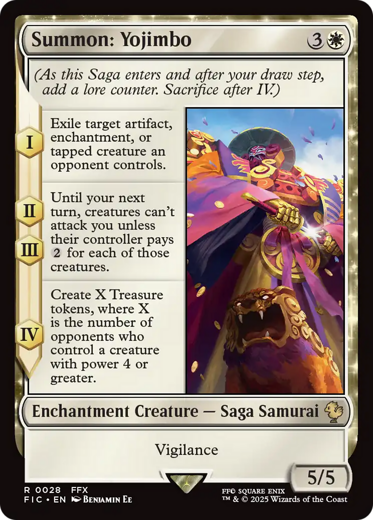 Summon: Yojimbo [FINAL FANTASY Commander] | Dumpster Cat Games