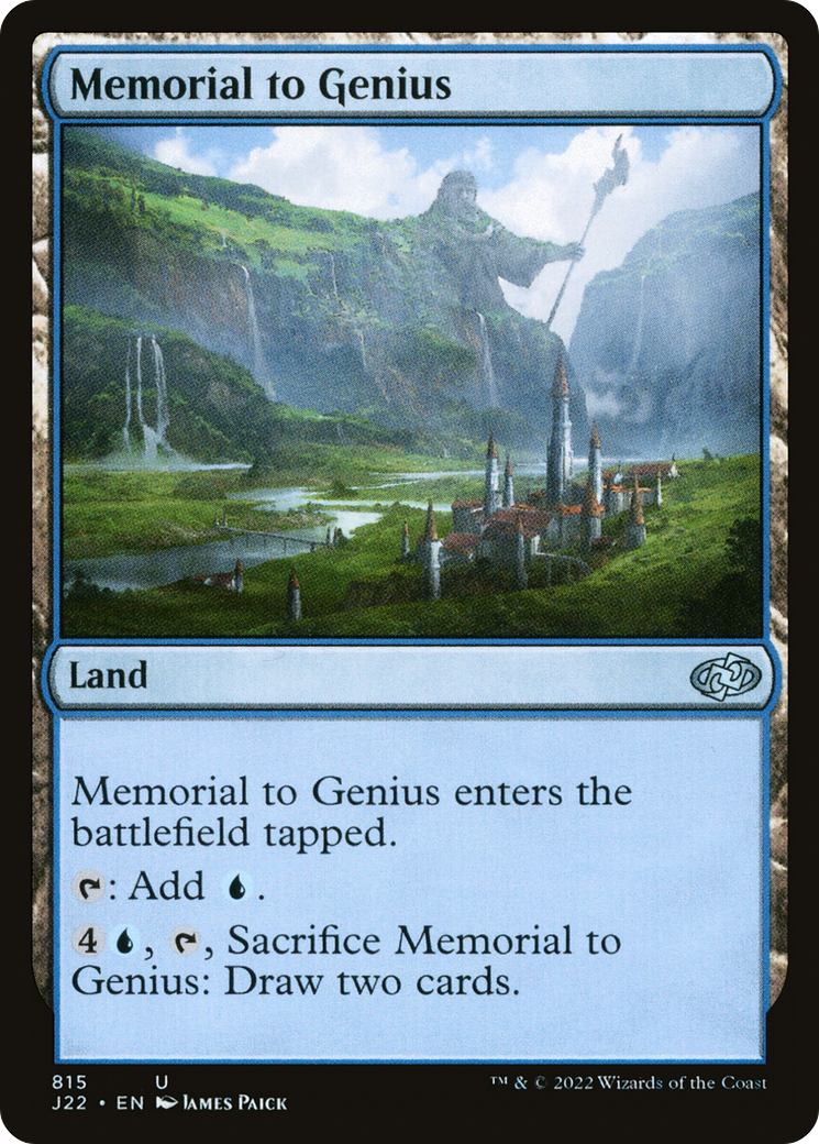 Memorial to Genius [Jumpstart 2022] | Dumpster Cat Games