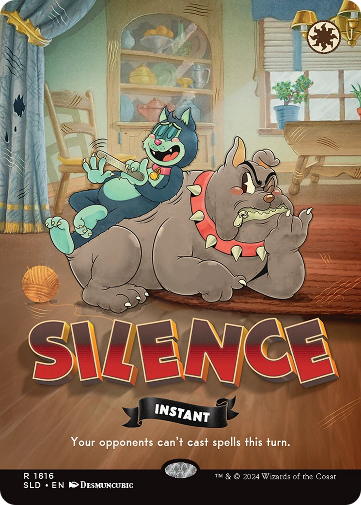 Silence (1816) (Rainbow Foil) [Secret Lair Drop Series] | Dumpster Cat Games