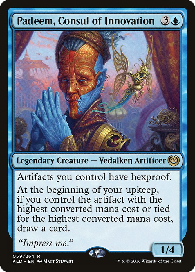 Padeem, Consul of Innovation [Kaladesh] | Dumpster Cat Games