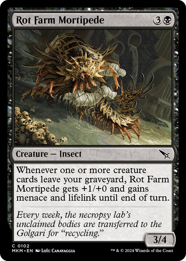 Rot Farm Mortipede [Murders at Karlov Manor] | Dumpster Cat Games