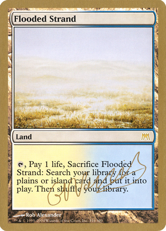 Flooded Strand (Gabriel Nassif) [World Championship Decks 2004] | Dumpster Cat Games