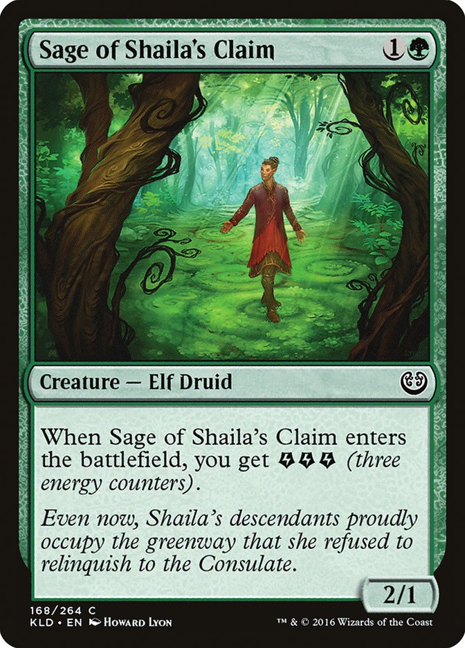 Sage of Shaila's Claim [Kaladesh] | Dumpster Cat Games