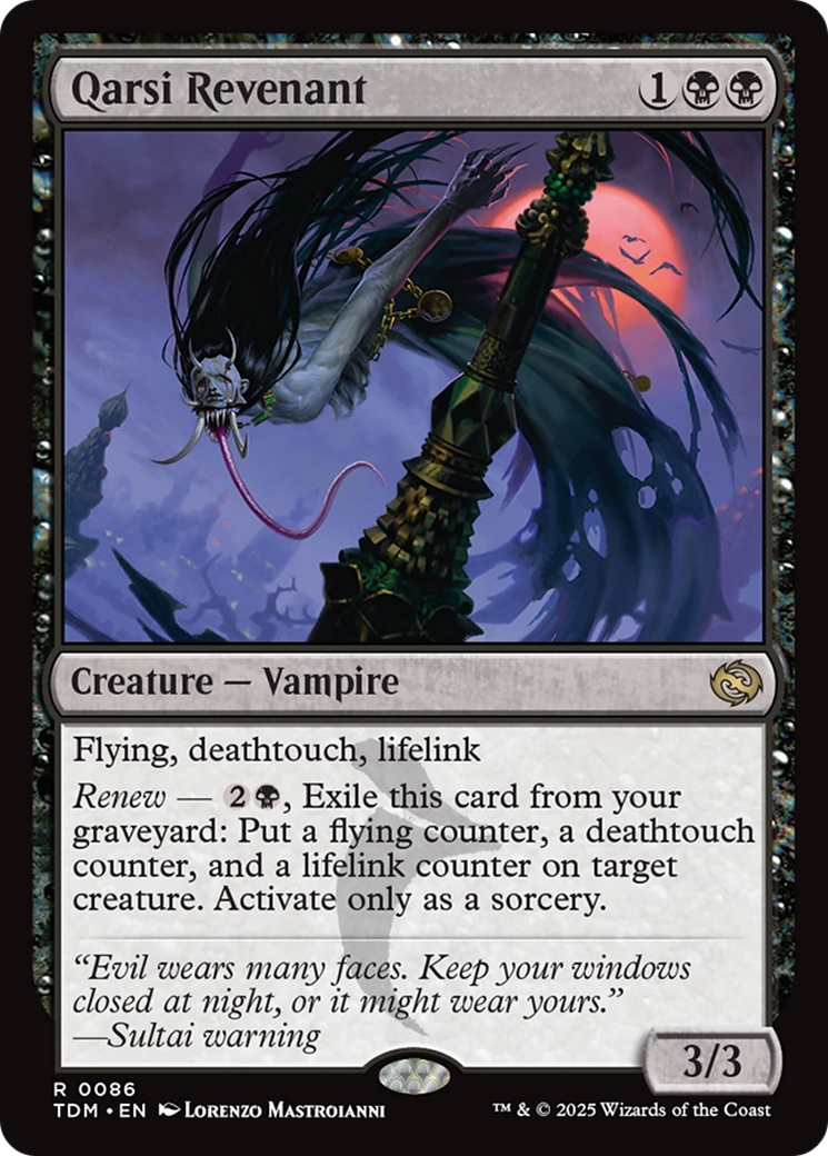 Qarsi Revenant [Tarkir: Dragonstorm] | Dumpster Cat Games