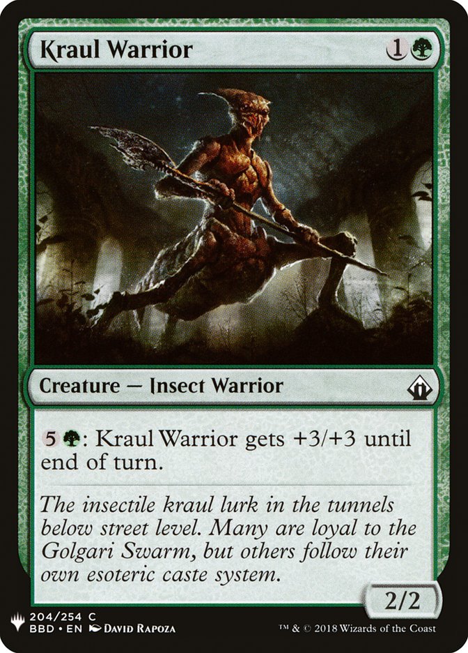 Kraul Warrior [Mystery Booster] | Dumpster Cat Games