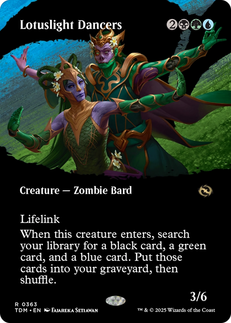 Lotuslight Dancers (Borderless) [Tarkir: Dragonstorm] | Dumpster Cat Games
