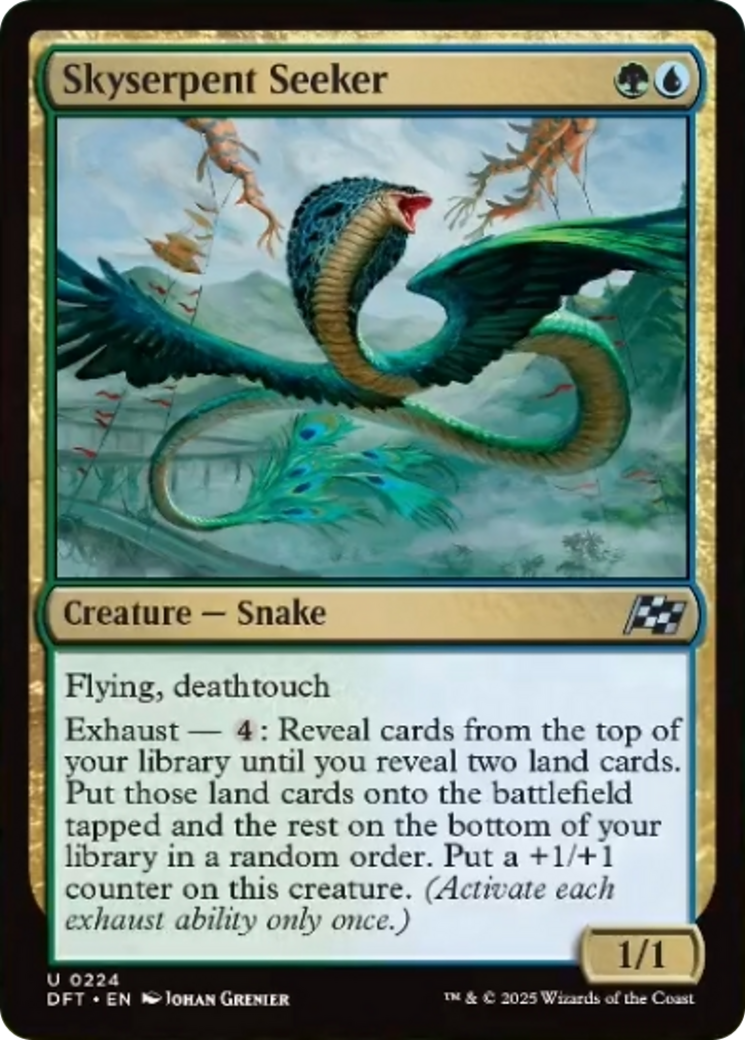 Skyserpent Seeker [Aetherdrift] | Dumpster Cat Games