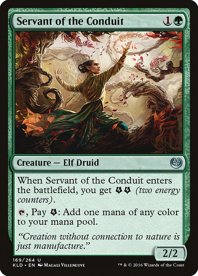 Servant of the Conduit [Kaladesh] | Dumpster Cat Games