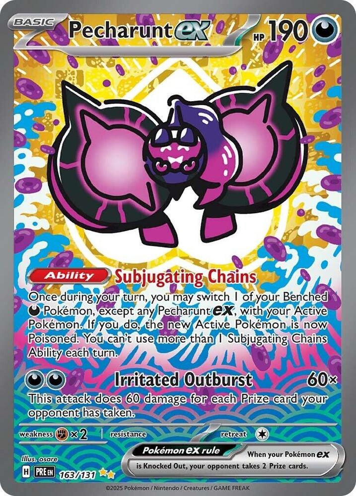 Pecharunt ex (163/131) [Scarlet & Violet: Prismatic Evolutions] | Dumpster Cat Games