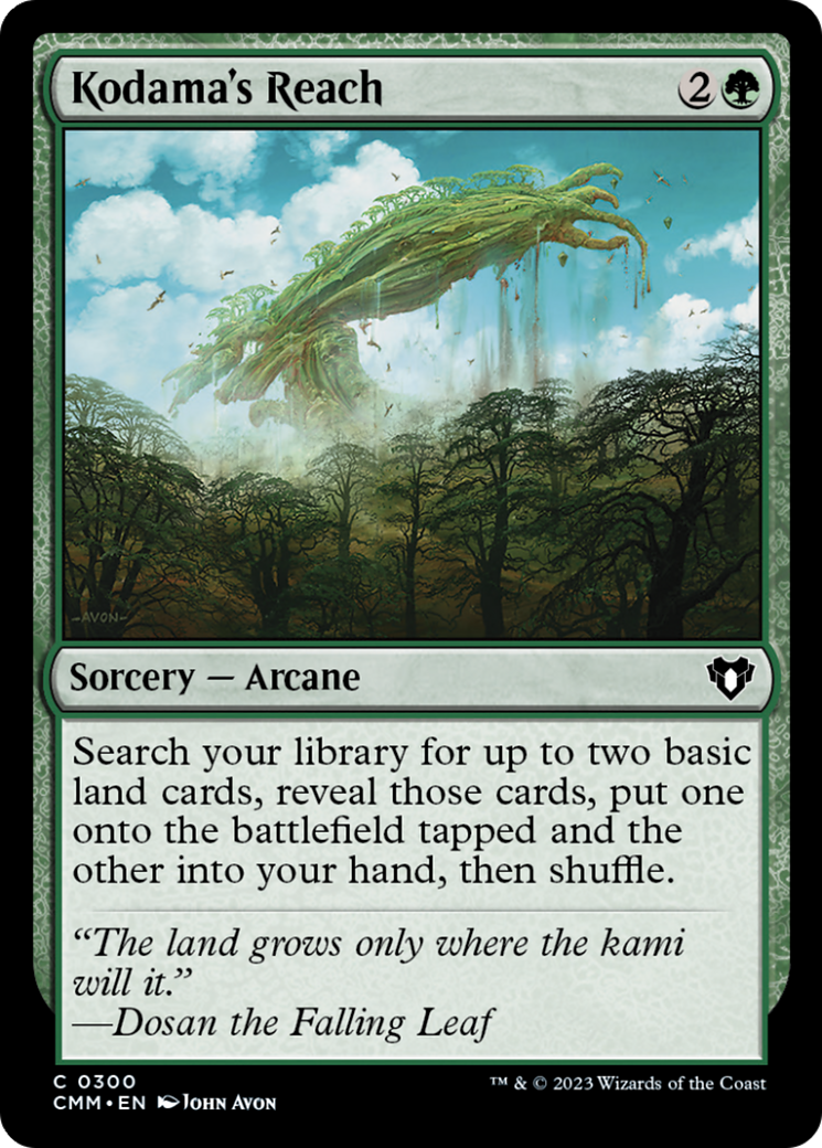 Kodama's Reach [Commander Masters] | Dumpster Cat Games