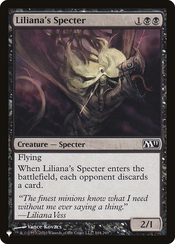 Liliana's Specter [The List] | Dumpster Cat Games