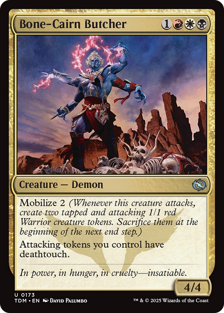 Bone-Cairn Butcher [Tarkir: Dragonstorm] | Dumpster Cat Games