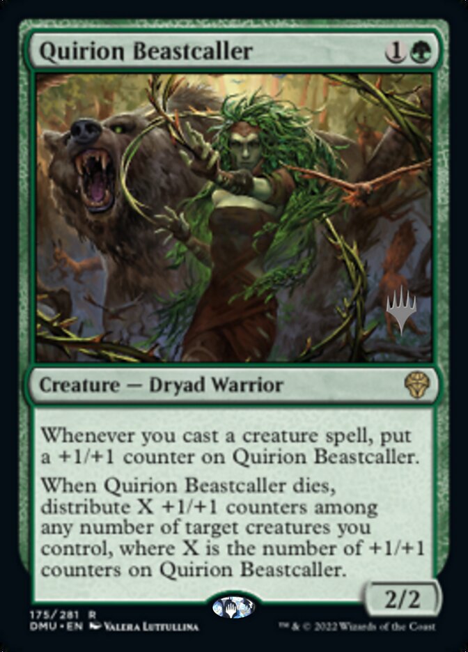 Quirion Beastcaller (Promo Pack) [Dominaria United Promos] | Dumpster Cat Games