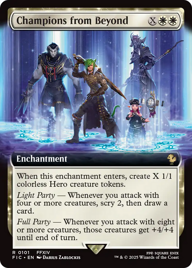 Champions from Beyond (Extended Art) [FINAL FANTASY Commander] | Dumpster Cat Games