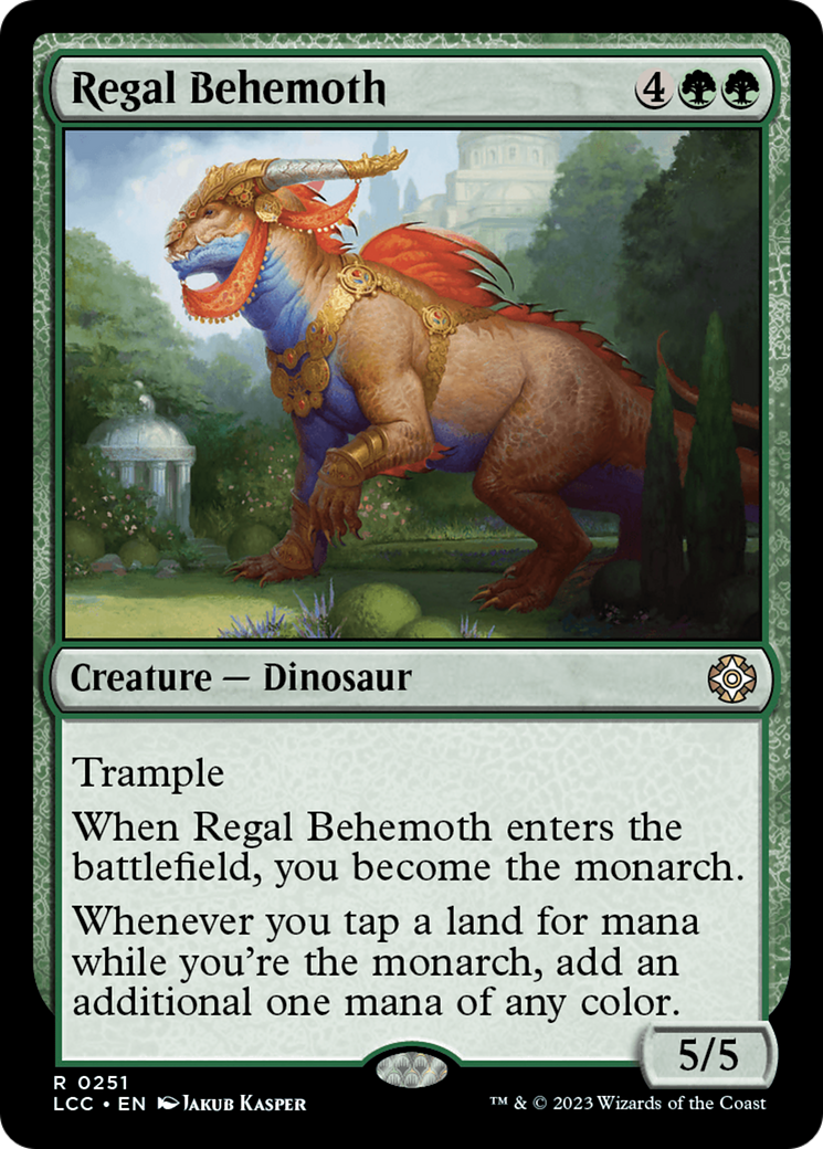 Regal Behemoth [The Lost Caverns of Ixalan Commander] | Dumpster Cat Games