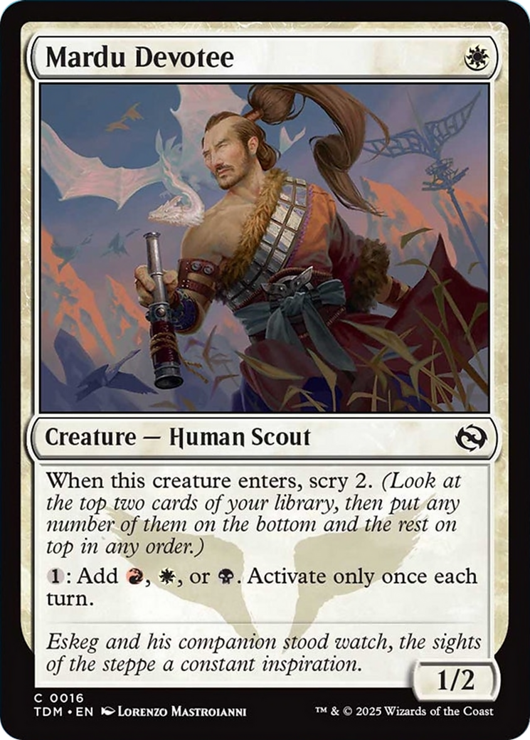 Mardu Devotee [Tarkir: Dragonstorm] | Dumpster Cat Games