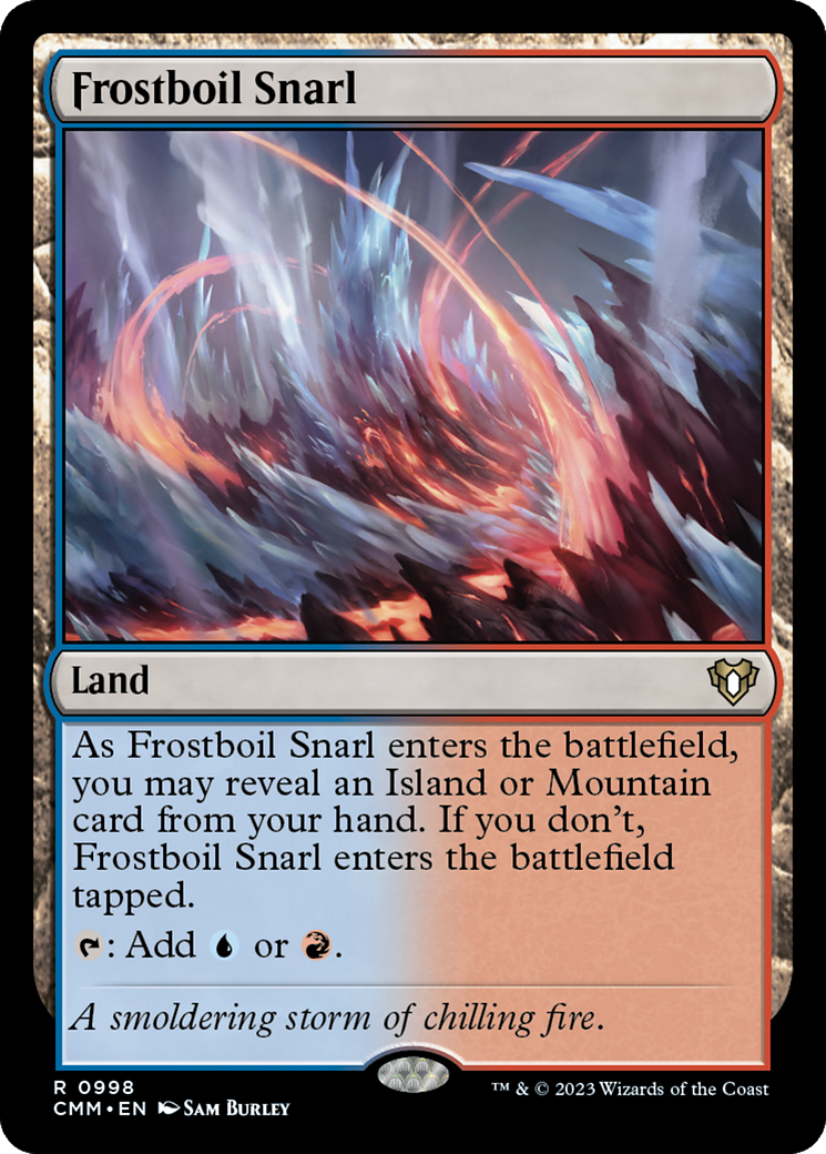 Frostboil Snarl [Commander Masters] | Dumpster Cat Games