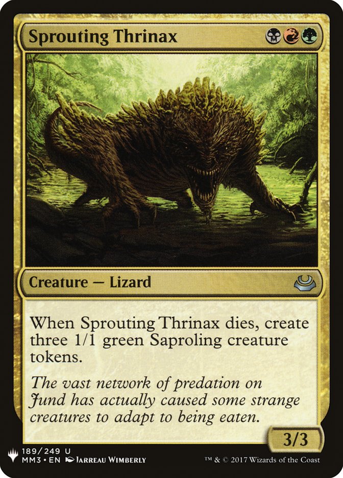 Sprouting Thrinax [Mystery Booster] | Dumpster Cat Games
