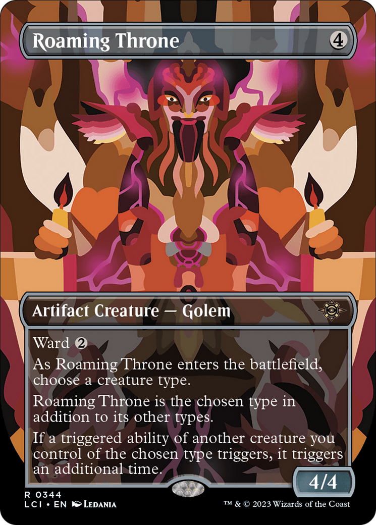 Roaming Throne (Borderless) [The Lost Caverns of Ixalan] | Dumpster Cat Games