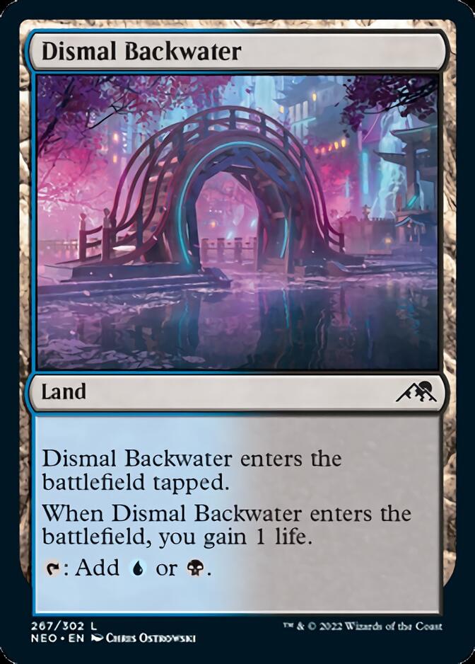 Dismal Backwater [Kamigawa: Neon Dynasty] | Dumpster Cat Games