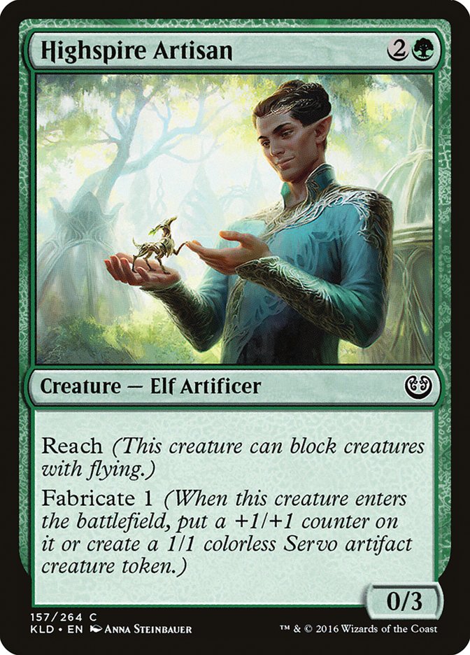 Highspire Artisan [Kaladesh] | Dumpster Cat Games