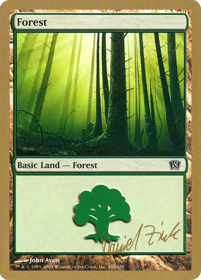 Forest (dz348) (Daniel Zink) [World Championship Decks 2003] | Dumpster Cat Games