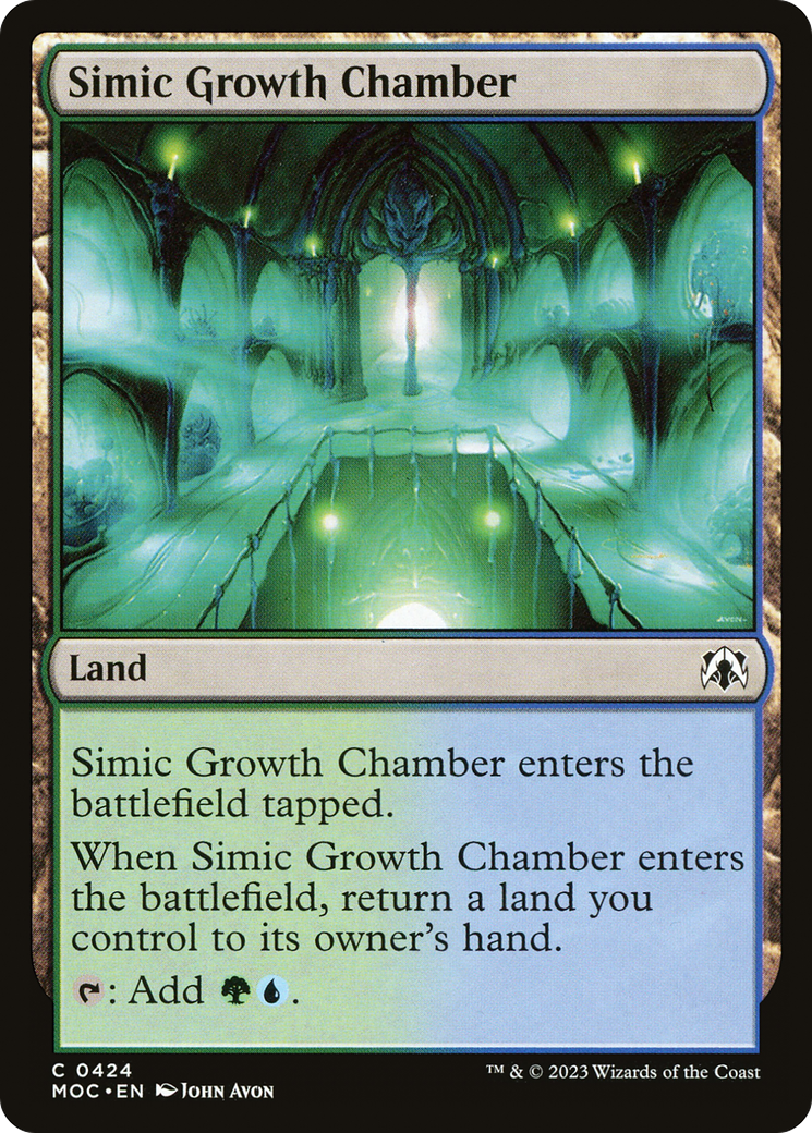 Simic Growth Chamber [March of the Machine Commander] | Dumpster Cat Games