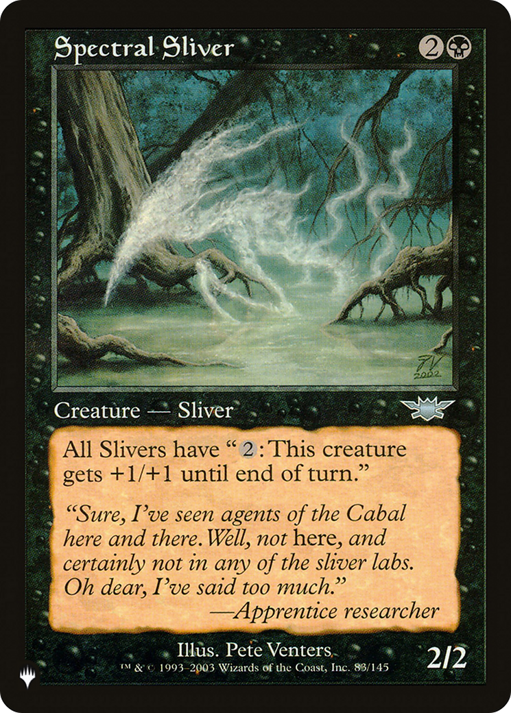 Spectral Sliver [The List] | Dumpster Cat Games