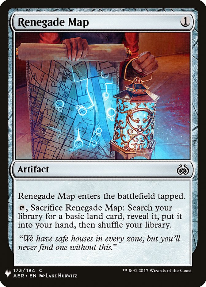 Renegade Map [Mystery Booster] | Dumpster Cat Games