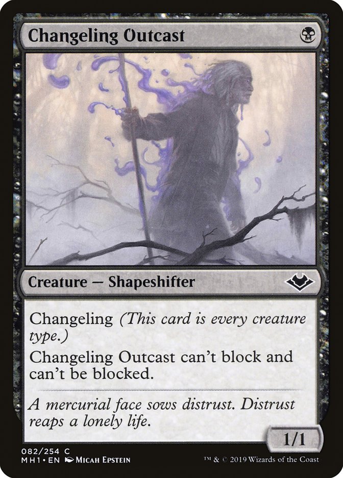 Changeling Outcast [Modern Horizons] | Dumpster Cat Games