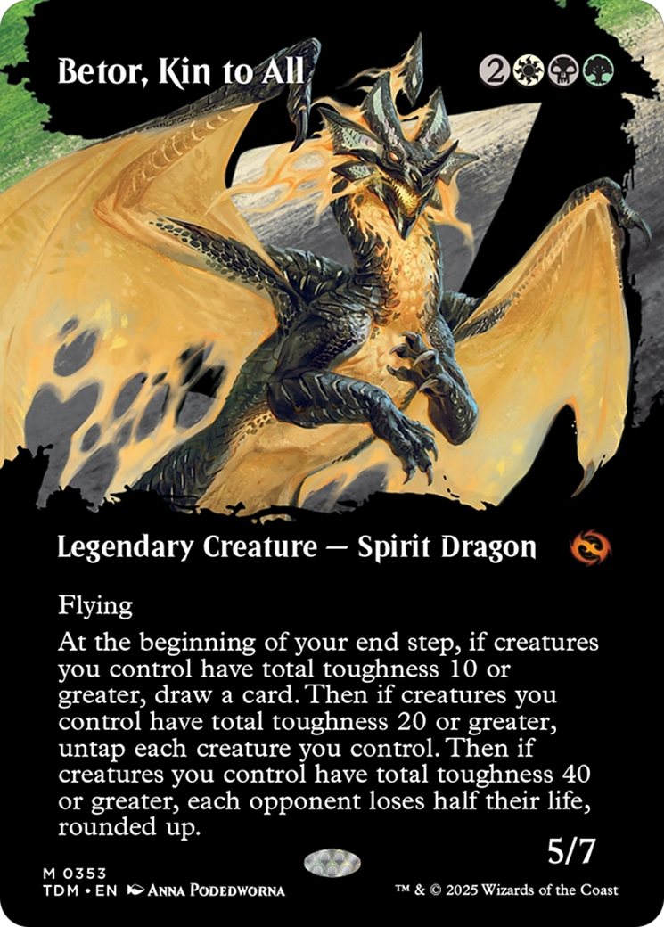 Betor, Kin to All (Borderless) [Tarkir: Dragonstorm] | Dumpster Cat Games