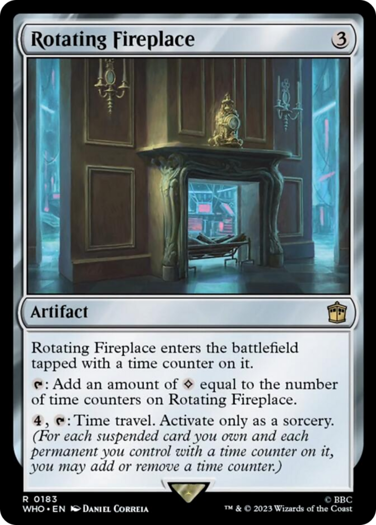 Rotating Fireplace [Doctor Who] | Dumpster Cat Games