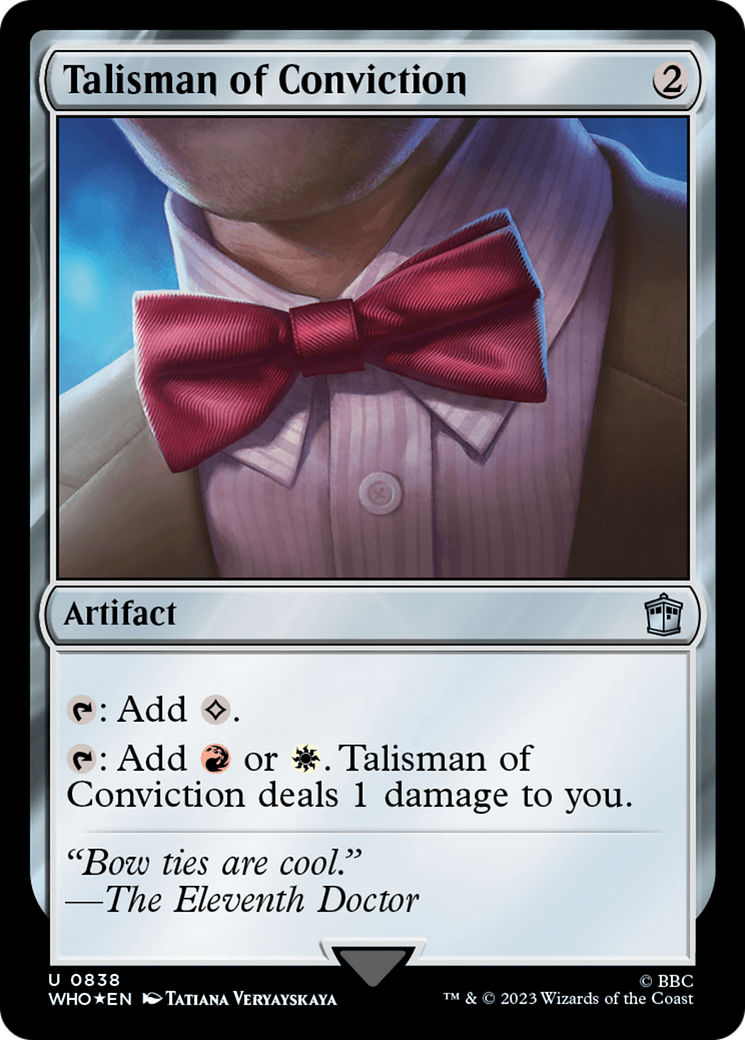 Talisman of Conviction (Surge Foil) [Doctor Who] | Dumpster Cat Games