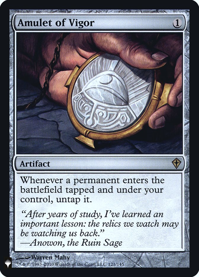 Amulet of Vigor [Mystery Booster] | Dumpster Cat Games