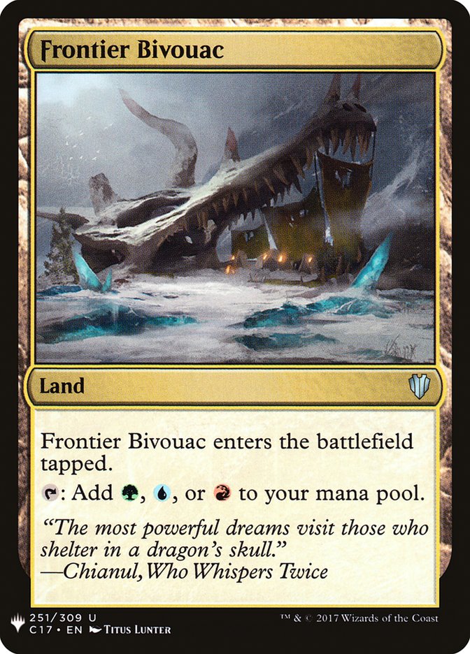 Frontier Bivouac [Mystery Booster] | Dumpster Cat Games