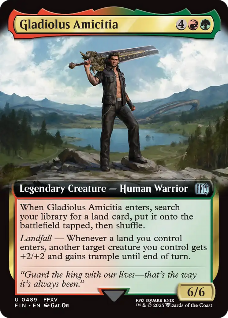 Gladiolus Amicitia (Extended Art) [FINAL FANTASY] | Dumpster Cat Games